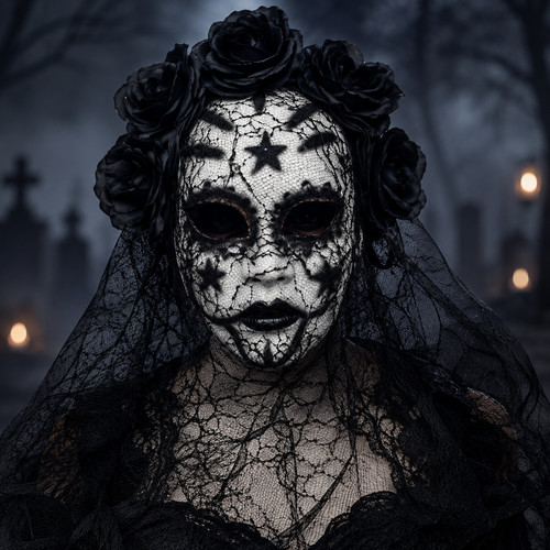 Halloween maske braut gothic - maske,