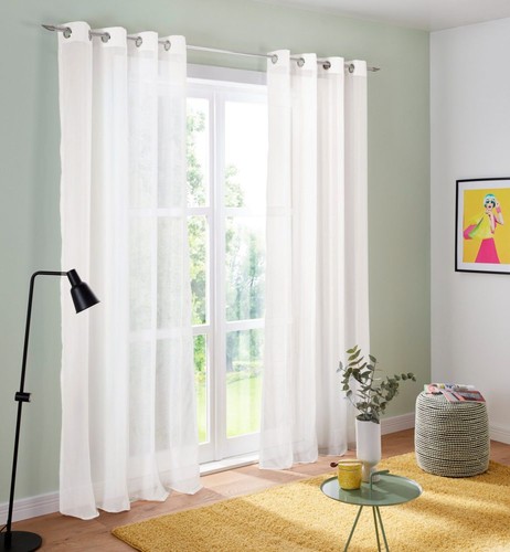 2er set transparent vorhang - 2er,
