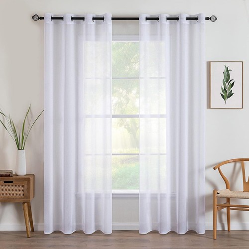 Voile vorhang 140x225 2er - vorhang,