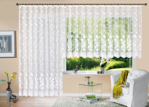 Gardine store voile - store,