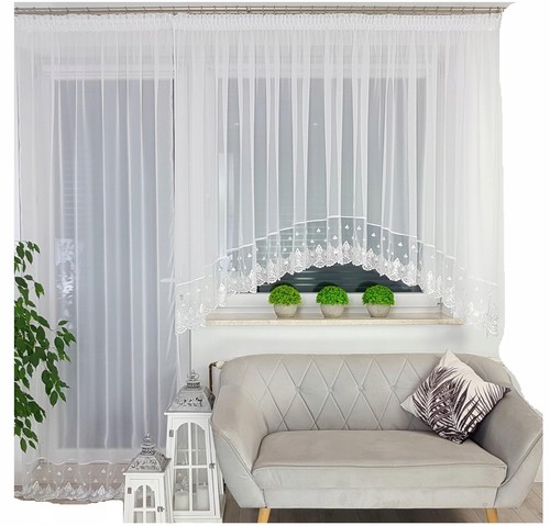 Balkon set voile - voile-gardinen, mit