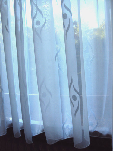 Weißer voile gardinenstore - voile-gardinenstore, /