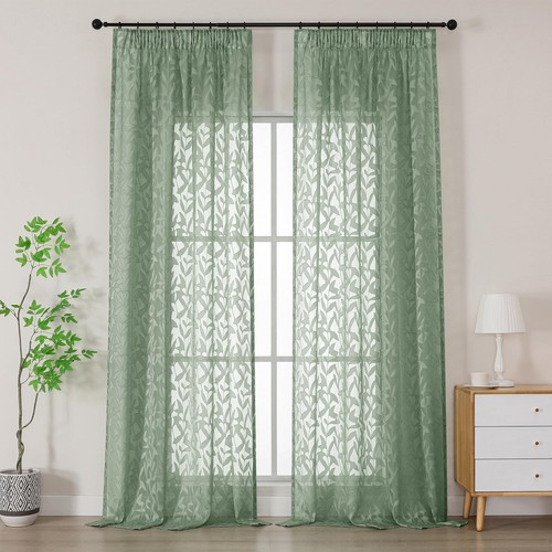 Voile gardine ausbrenner - gardine,