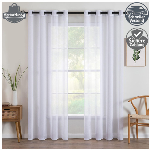 Voile vorhänge mit - mit, Ösen