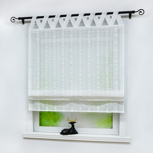 Raffrollo schlaufenrollo voile - schlaufenrollo,