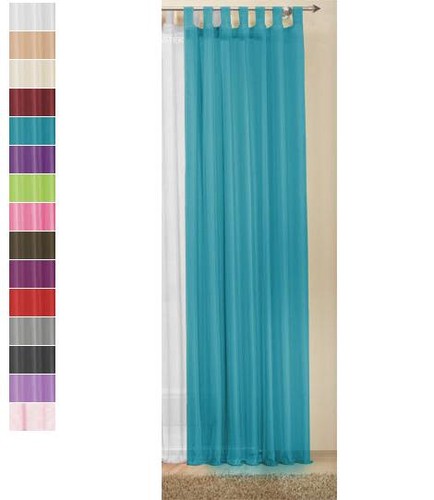 Schlaufenschal gardine voile - schlaufenschal,