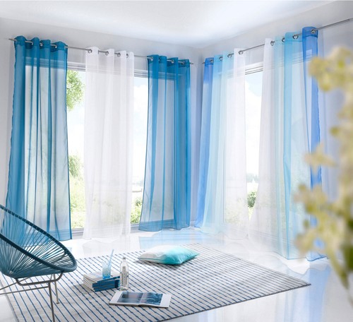 2er pack gardinen farbverlauf - 2er,