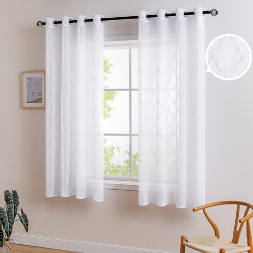 Miulee voile vorhänge kurz - voile,