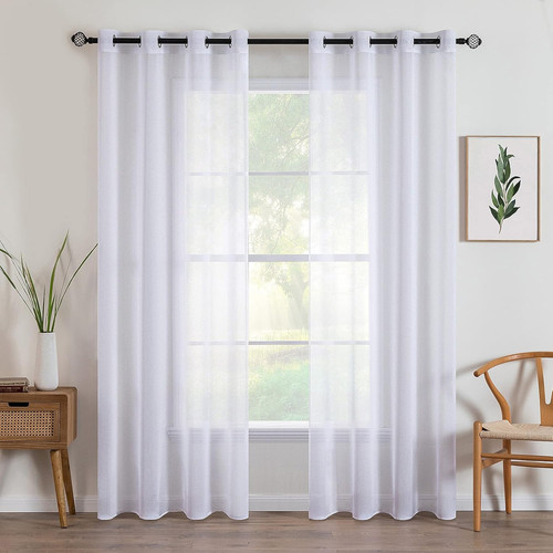 2er set sheer - 2er, vorhänge